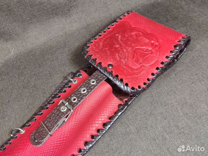 Чехол для шампуров красный