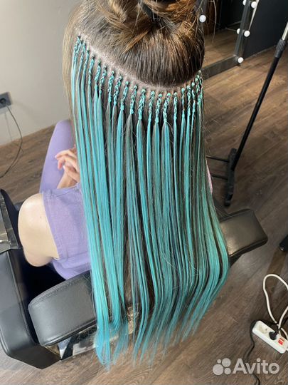 Цветной ряд, Наращивание Волос, Афронаращивание