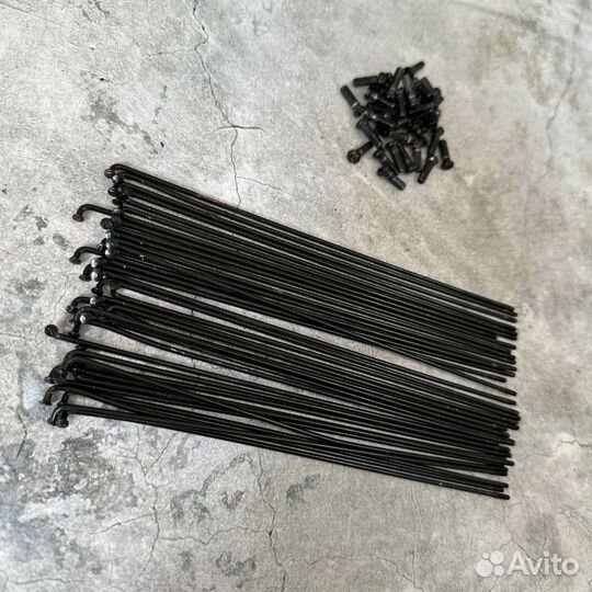 Спицы и нипеля на заднее колесо 184, и 182mm