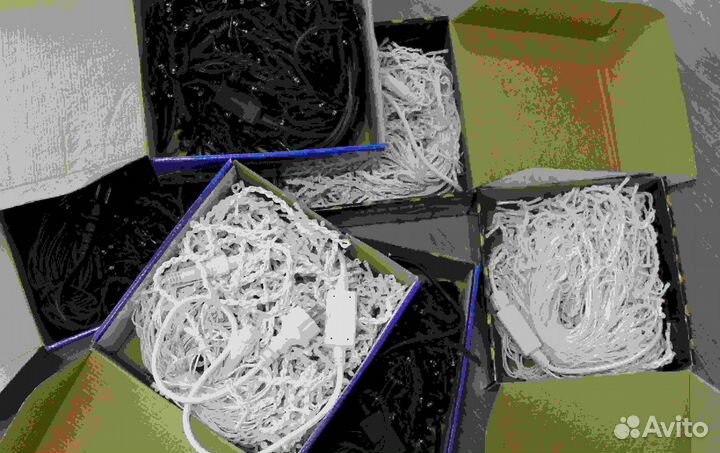 Гирлянда уличная 25м