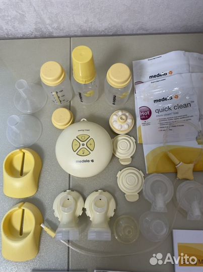 Молокоотсос электрический двойной medela
