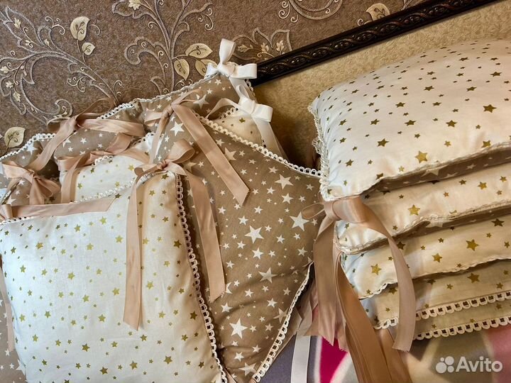 Бортики в детскую кроватку новые