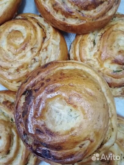 Булочка Улитка/ С Грибами