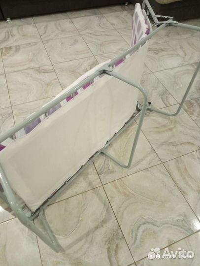 Раскладушка с матрасом