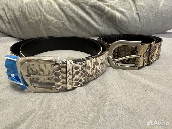Ремень из кожи питона
