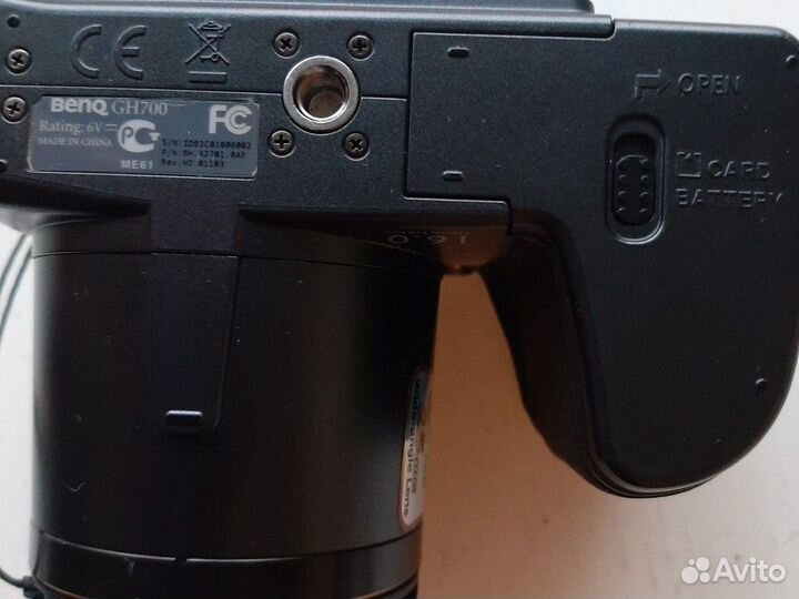 Фотоаппарат benq gh700