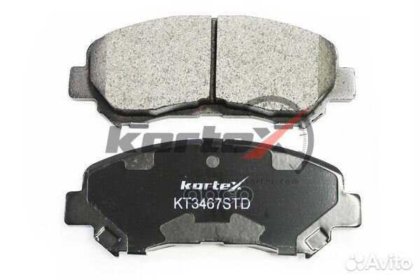 Колодки тормозные дисковые KT3467STD kortex