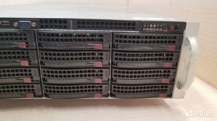 Корпус S.Micro SC836TQ 3U/SAS836TQ/16+2 HDD/2x800W