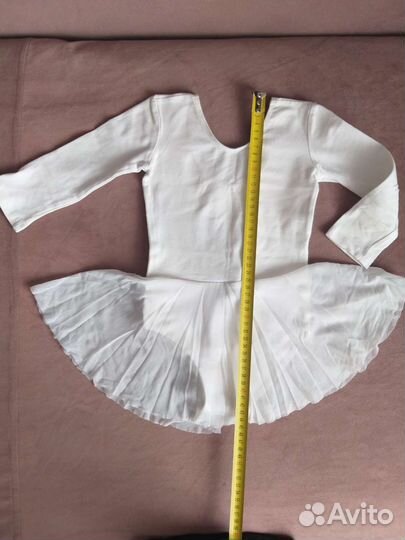 Гимнастический купальник с юбкой