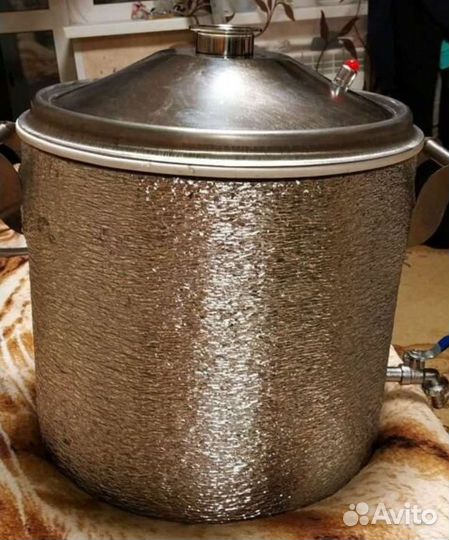 Перегонный куб 28 литров с фальш дном