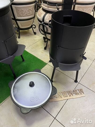 Мангал с крышей