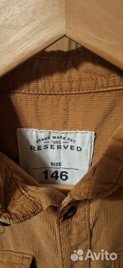 Рубашка в рубчик Reserved на мальчика 146