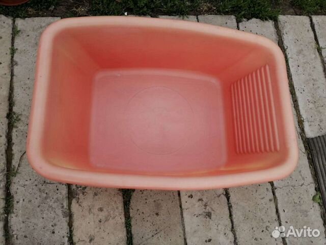 Тазик большой для стирки с доской бу