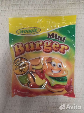 Мармелад woogle, Mini Burger 250g