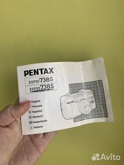 Пленочный фотоаппарат pentax 738S