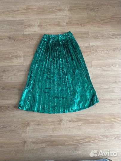 Юбка с пайетками