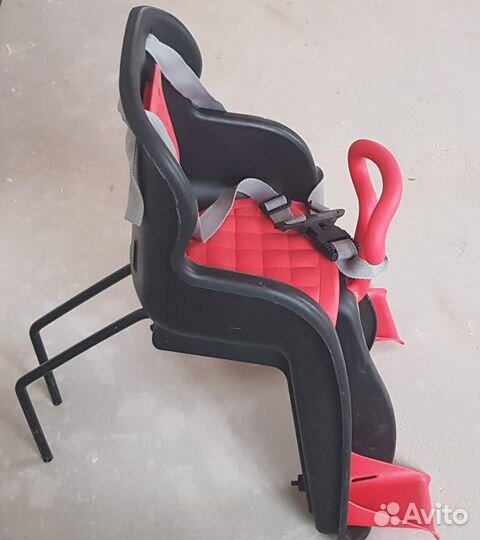 Детское кресло для велосипеда на раму переднее