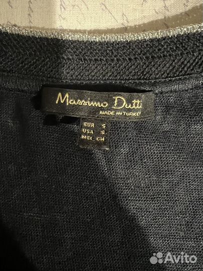 Massimo dutti футболка лен 44