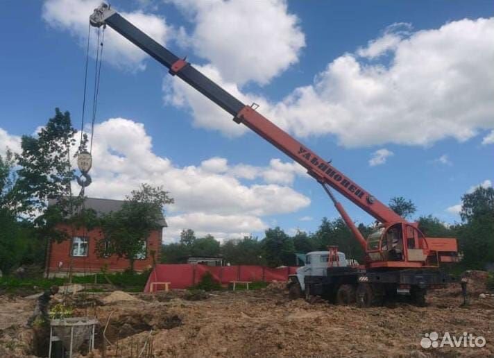 Аренда автокрана вездехода 25 тонн