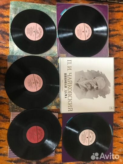 Пластинки вениловые разные
