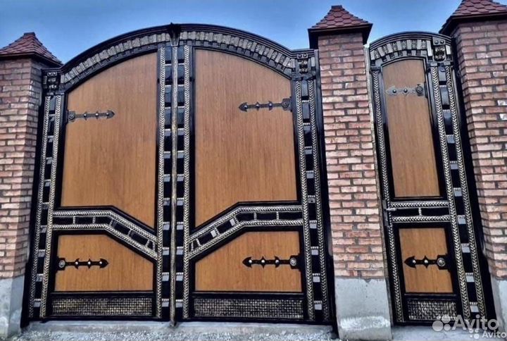 Ворота кованые