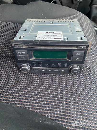 Штатная магнитола nissan tiida в сборе