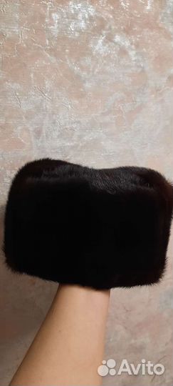 Норковая шапка мужская