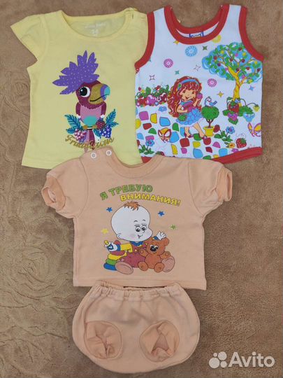 Вещи пакетом на девочку 56-62