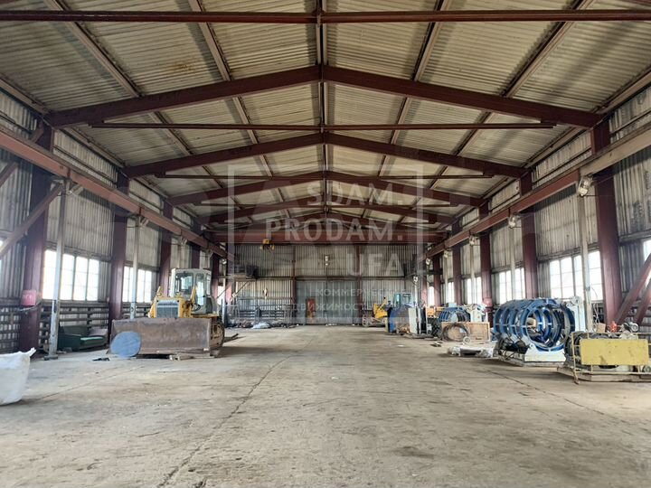 Склад 1100 кв.м, две кран-балки, охрана, газ.котел