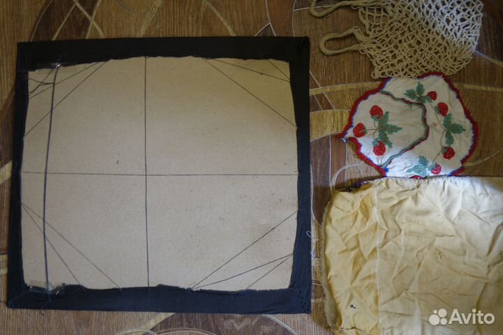 Вышивка большая 49-53см старая 3 шт