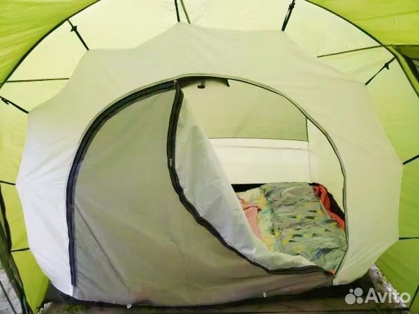 Палатка летняя 2х слойная 6-ти местная