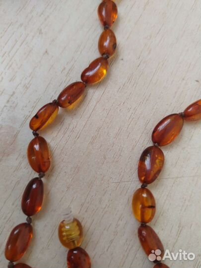 Бусы из янтаря