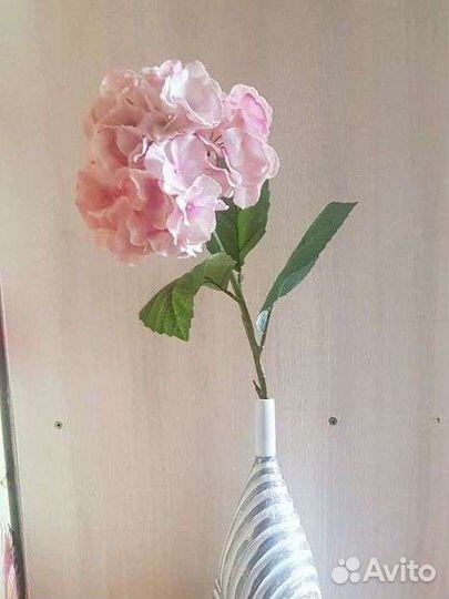 Искусственный цветок, растение. Гортензия розовая