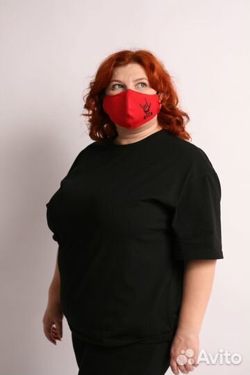 Маска экологическая многоразовая хлопковая маска