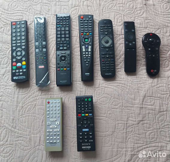 Пульты ду для телевизора и муз.центра