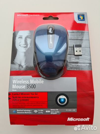 Беспроводная мышь Microsoft Wireless Mouse 3500