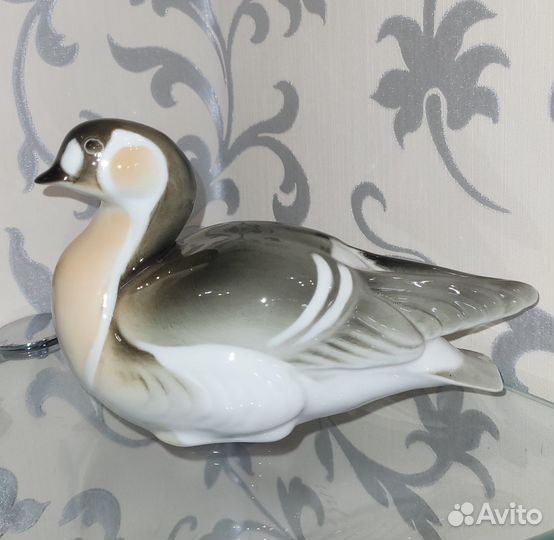 Статуэтка Уточка. Краснозобая казарка. лфз