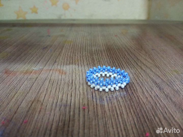 Кольцо из бисера