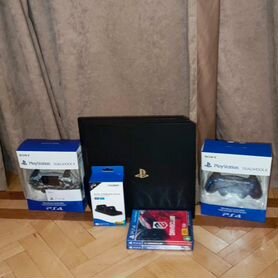 Ps4 pro + куча игр