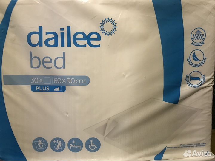 Пелёнки Dailee впитывающие одноразовые