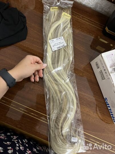 Волосы для наращивания блонд