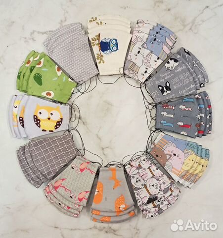 Защитная многоразовая маска