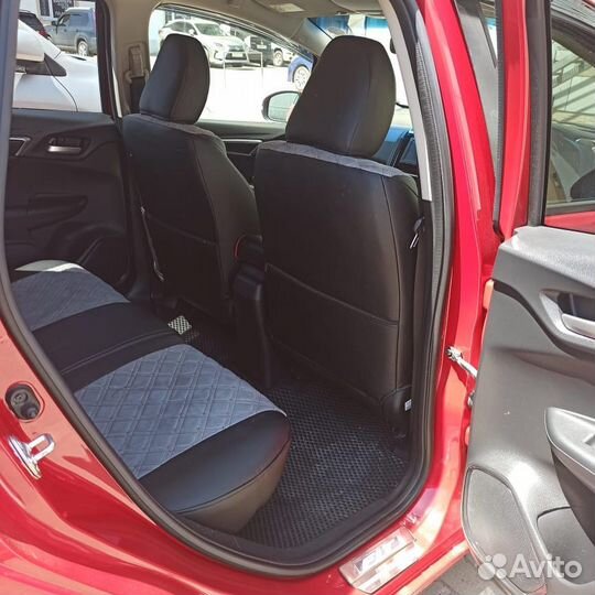 Авточехлы из экокожи honda fit