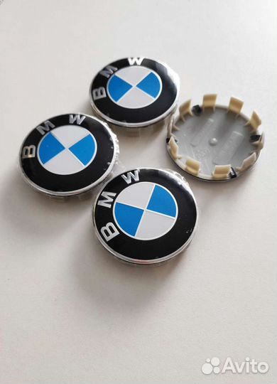 Koлпачки на литые диски bмw 68мм