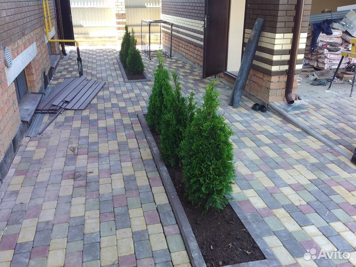 Укладка тротуарной плитки