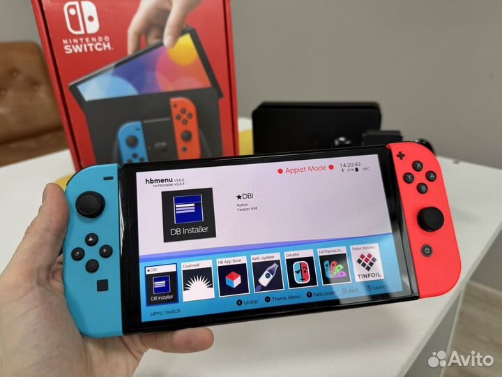 Nintendo switch oled прошитая