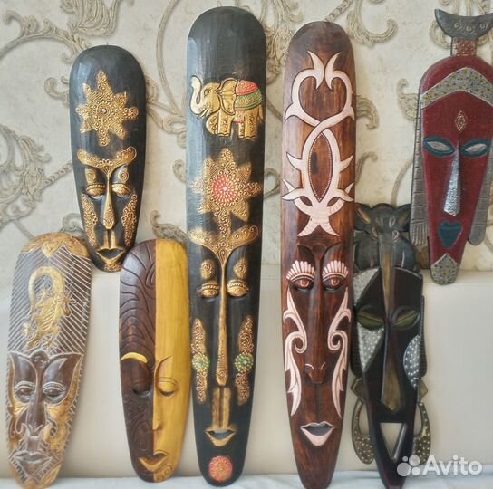 Маски Индонезия, дерево