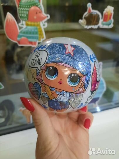 Кукла-сюрприз LOL в шаре (новогодняя серия)