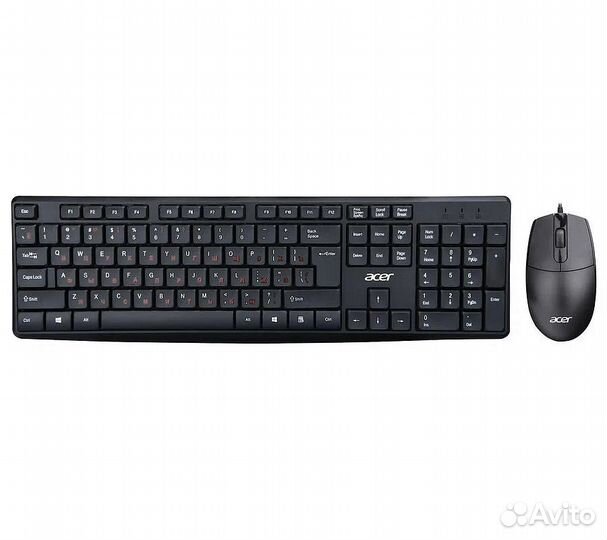 Клавиатура + мышь Acer OMW141, черный