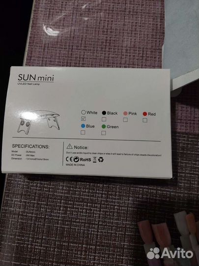 Лампа для маникюра новая